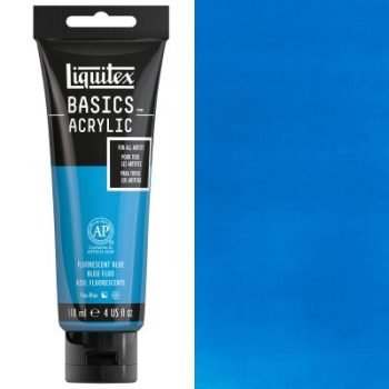 Liquitex Acrylic 118ml Fluorescent Blue 984