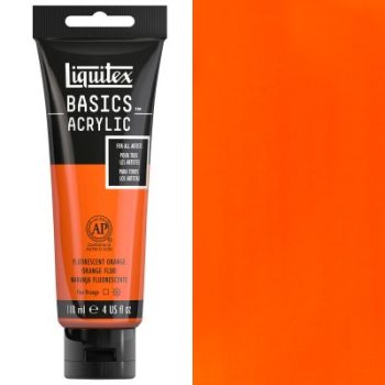Liquitex Acrylic 118ml Fluorescent Orange 982