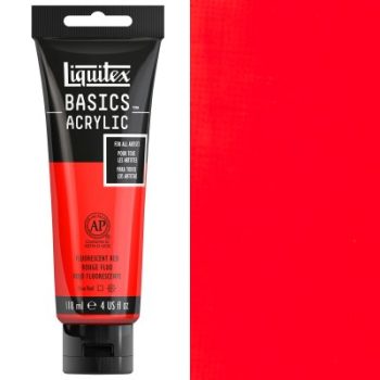 Liquitex Acrylic 118ml Fluorescent Red 983