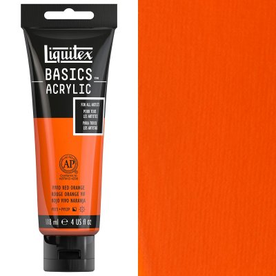 Liquitex Acrylic 118ml Vivid Red Orange