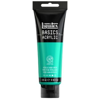 Liquitex Acrylic 118ml Metallic Aqua Green